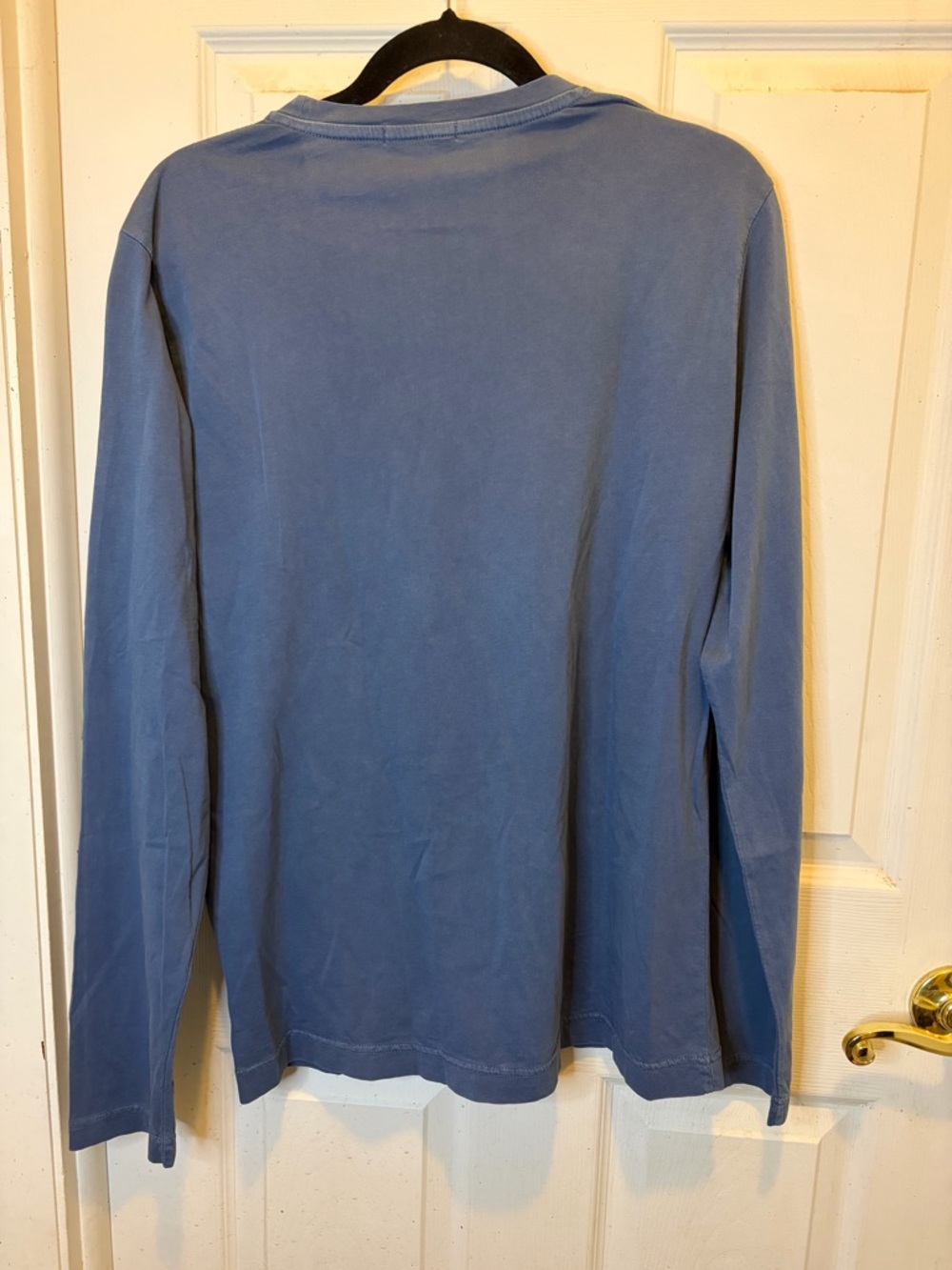 Crossley Men’s Long-Sleeve Crewneck Shirt - Slate Blue - Picture 6 of 6
